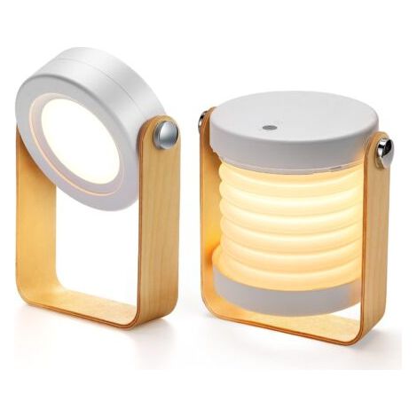 Pair - Lampe de chevet Dimmable Touch Light, lampe de chevet avec table de nuit portable Safe Night Light (1/5)