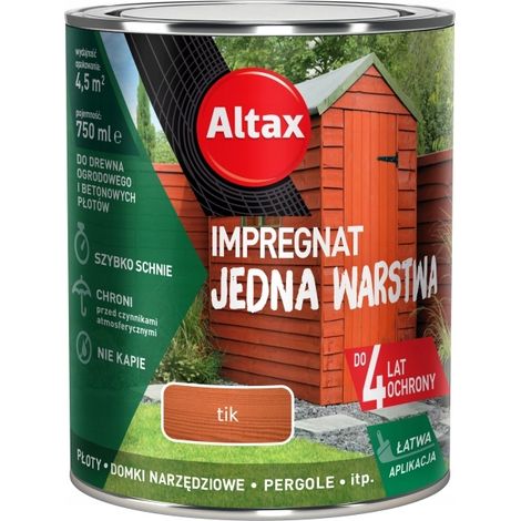 Imprégnation monocouche pour bois et béton, pot de 0,75 l (1/5)