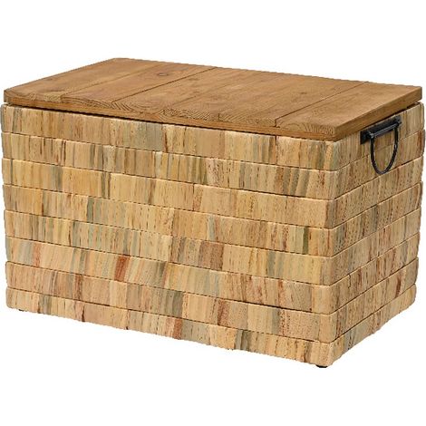Kaemingk – Boîte décorative grande – Naturel/beige, jacinthe d'eau tressée
