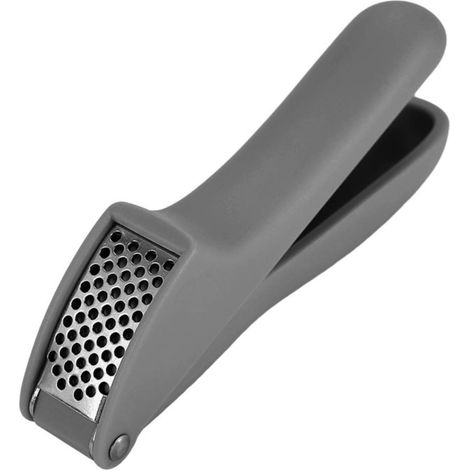Prensa de ajos de acero inoxidable para uso en la cocina - Gris (1/4)