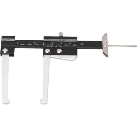 Brake Disc Depth Caliper Metric Measuring Caliper Tire Tread Depth Gauge 0-60mm Accuracy 0.1mm Brake Disc Depth Gauge Ruler P (1/5)