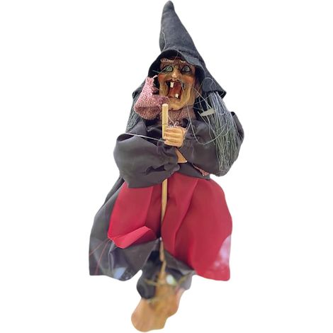 Déco Halloween Extérieur Sorcière Déco Jardin Effrayante À Activation Sorcières Parlantes Aux Yeux Lumineux Pour Jardin Cour Porche Patio Arbre Maison Hantée (1/5)