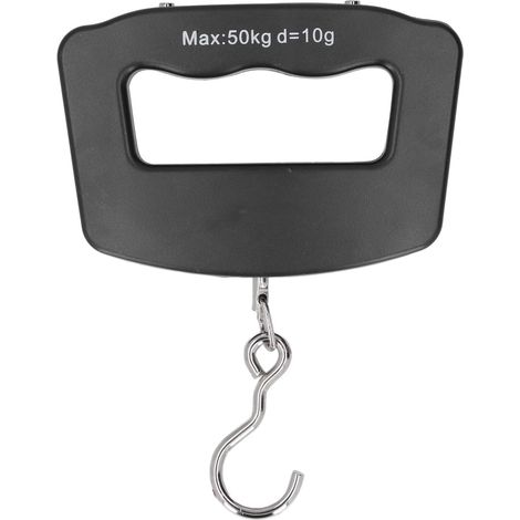 Digital Hanging Luggage Scale, 50 kg Capacity with Hook, LCD Display Unit, Electronic Hook Scale for Shopping, Fishing and Home (1/5)