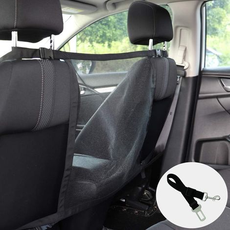 Car Net for Dogs, Mesh Car Grille to Keep Dogs and Pet Hair Out of the Front Seat, with Belt Dog Car Protection (1/5)