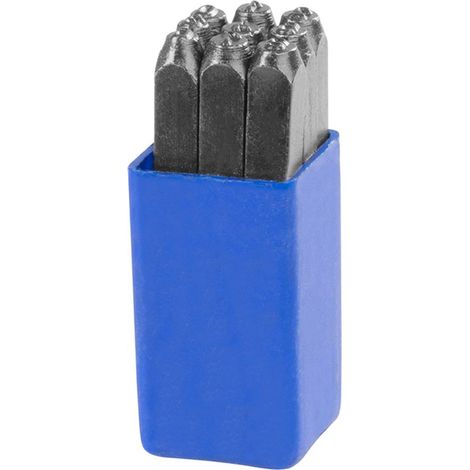 Schlagstempel Zahlen HR59204, Ziffernhöhe 4 mm, 123, 9 Stk.