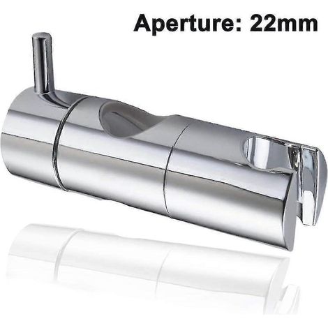 Support de douche universel, support de douche réglable, support de douche pivotant à 360°, support de douche pour douchette coulissante (19/22 NV7)
