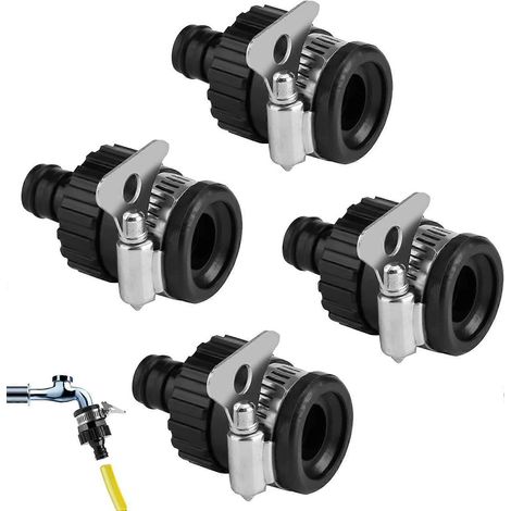 Adaptateur de robinet (pièces), adaptateur universel pour tuyau d'arrosage compatible avec les robinets de 14 à 24 mm pour la cuisine, la salle de bain, les toilettes et le jardin. (1/5)