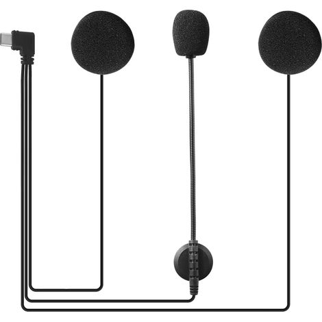 V6 Pro+ Type C Écouteurs Accessoires pour Nouveau V6 Pro Moto Bluetooth Interphone