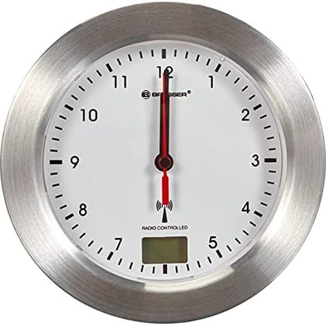 Bresser MyTime Bath white radio controlled Bathroom Clock (1/4)