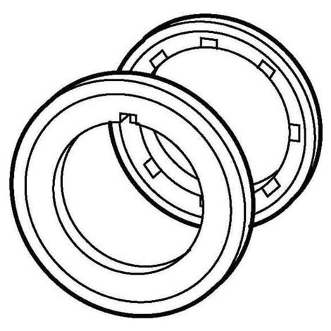 Juego de anillos reductores M22S-R30