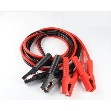 Câbles de démarrage 3000A 50 mm² 5 m, câbles booster batterie haute puissance avec pinces isolées pour voiture, SUV, camion 12 V (1/5)