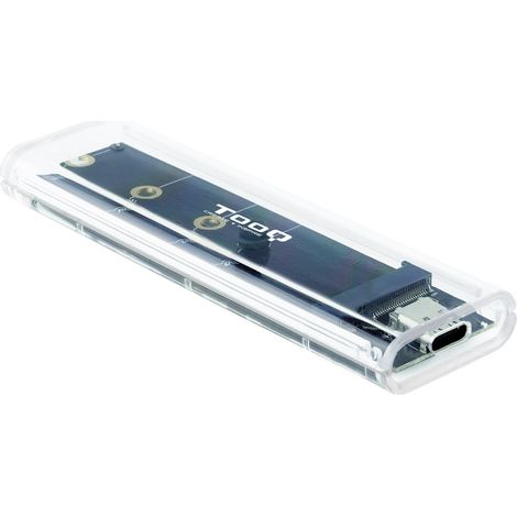 Esterno Ssd M2 Ngff/nvme Trasparente Rgb Tooq Tqe-2200 Involucro esterno Rgb Tooq Tqe-2200 (1/5)