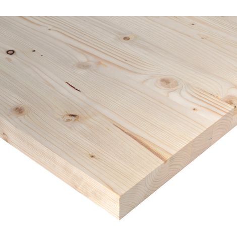 Tavola in legno lamellare monostrato abete mm 31 x 400 x 2450 mensola ripiano (1/3)