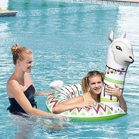 TRADE SHOP - Bestway Ciambella Salvagente Fashion Alpaca Beach Gonfiabile Mare Piscina Novità - (1/3)