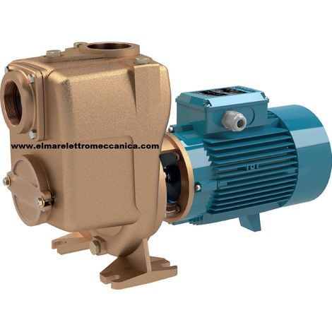 CALPEDA BAM 50-125 AE MONOFASE Elettropompa BRONZO 2 HP Autoadescante Girante Aperta