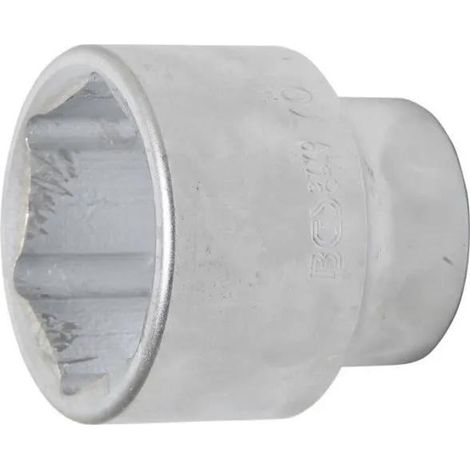 Vaso hexagonal bgs technic 70 mm cromo acero