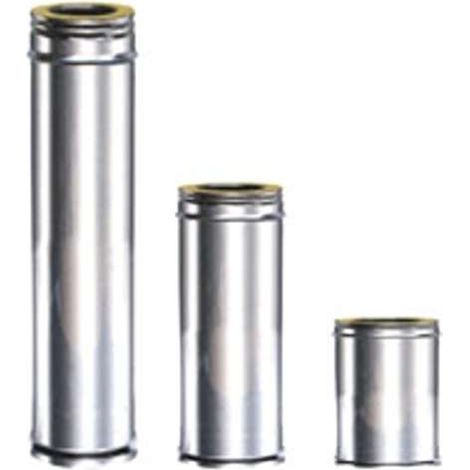 Maral 13-18X100 DP Tubo Inox doppia parete Acciaio Aisi 316L-V2 esterno Aisi 304 isolamento lana di roccia 25 mm finitura lucida colore Acciaio (1/2)