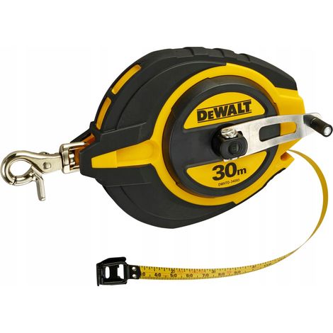 DeWALT DWHT0-34093 Metro a nastro 30 metri nero e giallo (1/2)