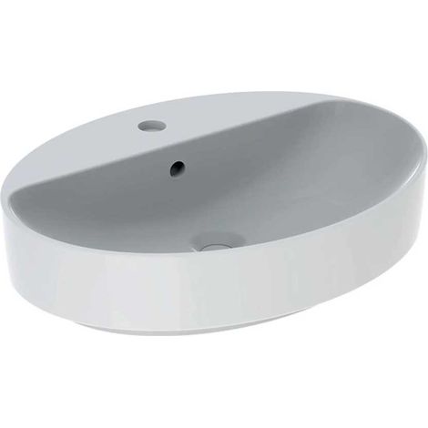 Geberit VariForm Vasque à poser ovale, 600x450mm, avec trou pour (1/4)