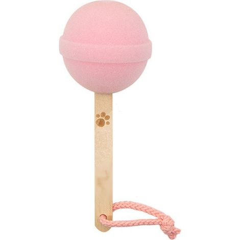 Brosse à gobelets Bonbon Rose Poignée Longue Tête Douce Mousse Rapide avec Cordon 20cm pour Cuisine Maison (1/5)