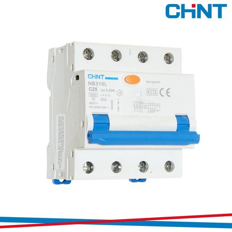 CHT INT. MGN DIFF. C10 6KA 30MA TIPO AC 4P