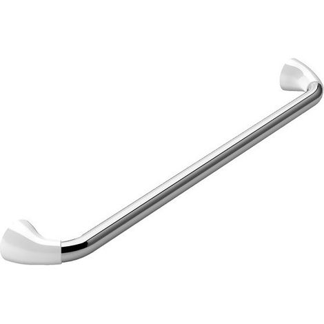 Spirella – Barre de maintien en acier inox 80cm – Charge jusqu'à 100kg – Fixation solide – Pour baignoire et douche