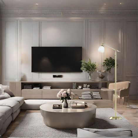 Lampadaire arc ICARO doré métal/verre Trio E27 165cm (1/4)