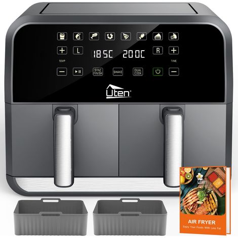 Air Fryer 2 Compartiment, 8 L Friteuse Sans Huile 1700 W, SYNC FINISH (1/5)
