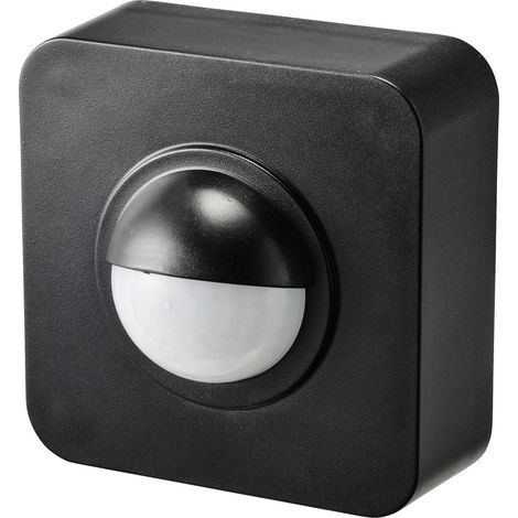 Sygonix SY-5046552 Aufputz PIR-Bewegungsmelder 120 ° Schwarz IP65 (1/5)