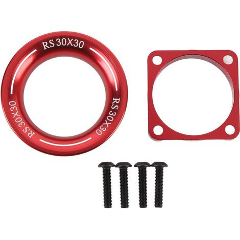 Grille de ventilation 30x30 mm avec canal d'entrée d'air pour moteur 540 550 3650 et contrôleur de vitesse (ESC) HPI D3 D4 1/10 1/8 (rouge) (1/5)
