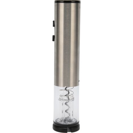 Décapsuleur électrique à vin automatique, fonctionne sur piles, avec tire-bouchon et LED, idéal pour fêtes et camping. (1/5)
