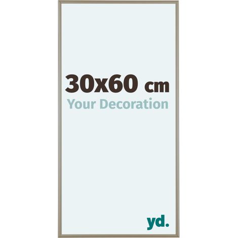 yd. - Cadre photo 30x60 - Champagne - Aluminium - Kent