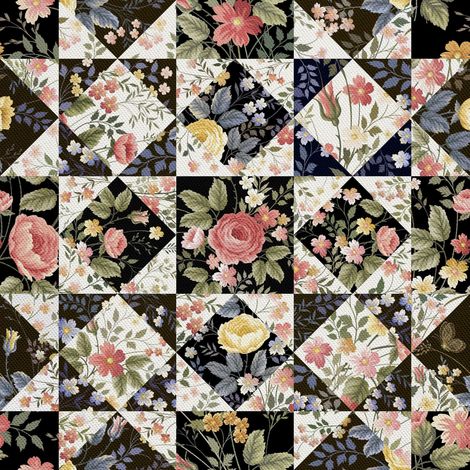 Tela decorativa para exteriores Oxford - Motivo floral mixto I DX090 (1/5)