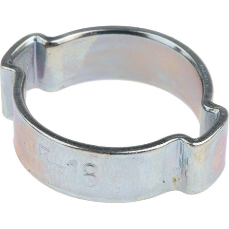 Collier de serrage pour tuyau de type O, Acier, 15 18mm ( Prix pour Sachet de 15 )