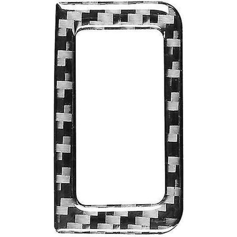 Autocollants en fibre de carbone pour A6 C8 2019-2023, cache décoratif pour bouton de commutateur de porte et de coffre, intérieur AC-- (1/5)