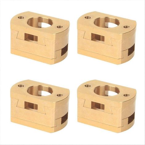 Oldham 18mm Messing T8 Verschraubung für CR10 CR10S Pro 3D-Drucker (4 Stück) (1/5)