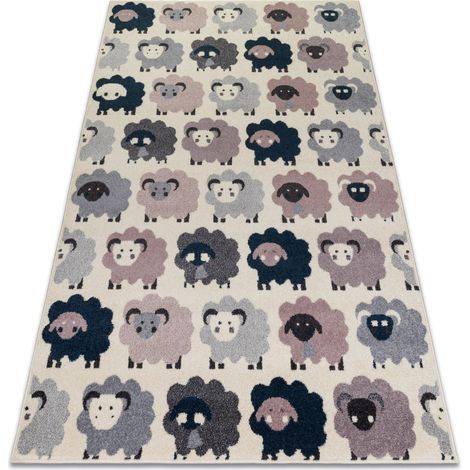 Carpet HEOS 78468 cream / pink / blue / grey SHEEPS beige 190x270 cm