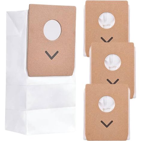 3L Large Capacity Replacement Vacuum Bags for Stylus for Elite/NEC490BL Vacuum Cleaner Accessories (Pack of 4) (1/5)