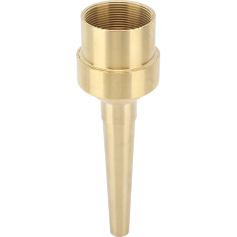 Buse de fontaine droite en laiton durable, jet d'eau puissant, buse universelle à jet direct pour fontaine de jardin G2,5 pouces (1/5)
