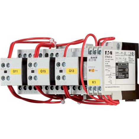 Eaton Combinación de contactores estrella-triángulo, 380 V 400 V: 5,5 kW, 230 V 50 Hz, 240 V 60 Hz, accionamiento de CA, 278286
