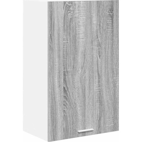 Maison Exclusive - Armadio pensile Grigio Sonoma e Bianco 50 x 31 x 80 cm