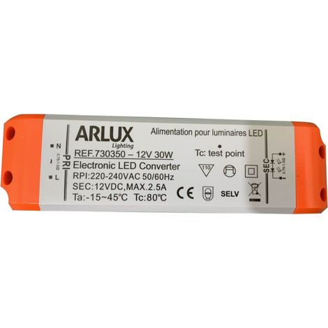 Driver 12V 30W 2.5A per MR16 Arlux Lighting