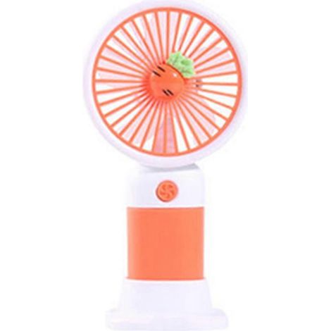 Mini ventilateur USB portable multifonctionnel de bureau avec support, ventilateur électrique pour étudiants, petit ventilateur portable d'extérieur B (1/5)