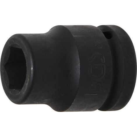 BGS Inserto  bussola esagonale  attacco quadro  20 mm  (3/4")  SW 18  mm -  5618