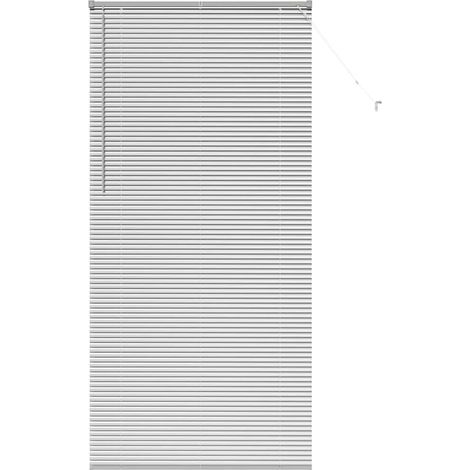 Maison Exclusive - Tendaggi a veneziana Argento 220 x 100 cm Alluminio