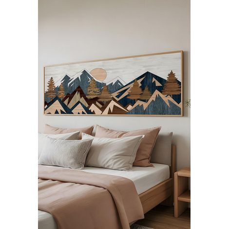 Arte de pared de MDF con marco Painting Multicolor (1/5)