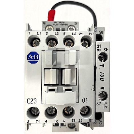 Allen-Bradley 100-C23YR-D02 Contactor 23A 3P 120VAC Coil 6.5...15VD