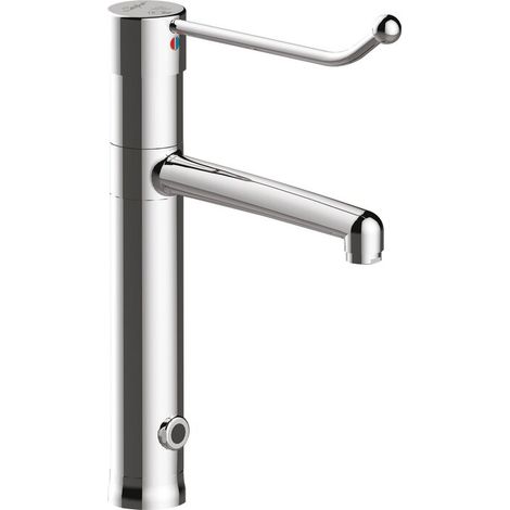 Mitigeur électronique - Modul'Mix - SANIFIRST - A pile - Bec orientable H 200 mm - 6 l/min (1/2)