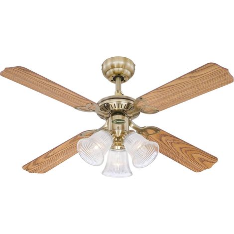 Ceiling Fan Princess Trio Antique Brass (1/5)