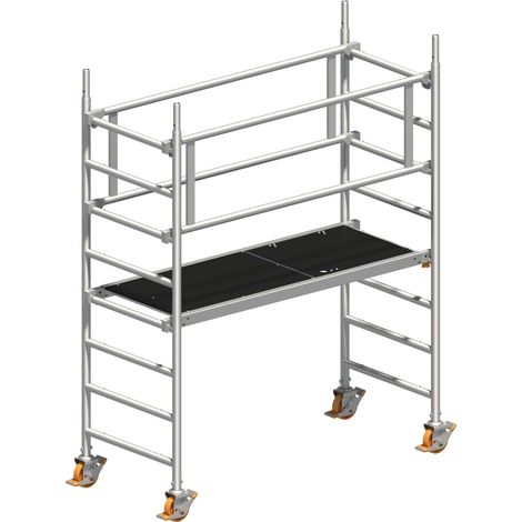 Layher Rollgerüst Uni Leicht Standard-Aufbau 3,11m AH (1/4)